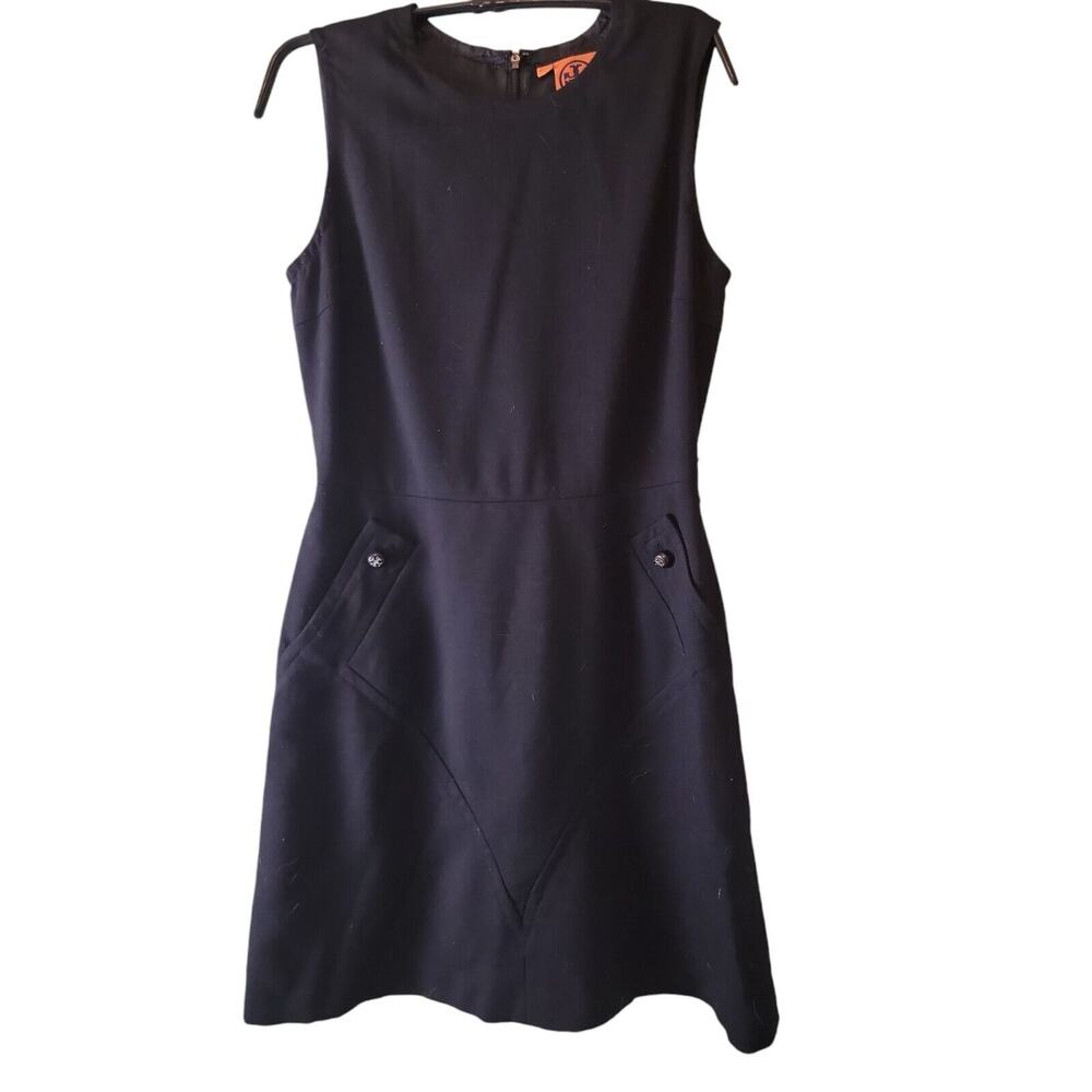Tory Burch Black Sleeveless Mini Dress